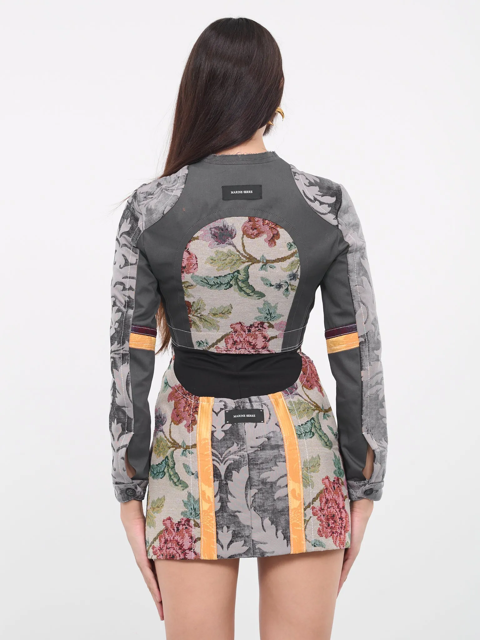 Regenerated Floral Tapestries Jacket (WJA015-DWOV0010-MU00-MULTICOLO) sold by lorenzo product image thumbnail 3
