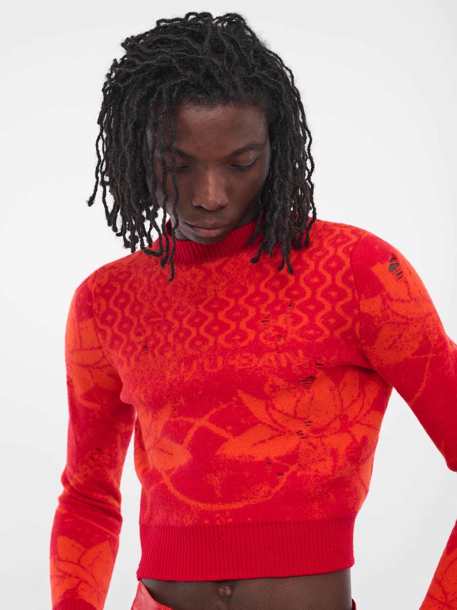 Shrunk Sweater (MT050K-SFJ-ORANGE-RED) sold by lorenzo product image thumbnail 4