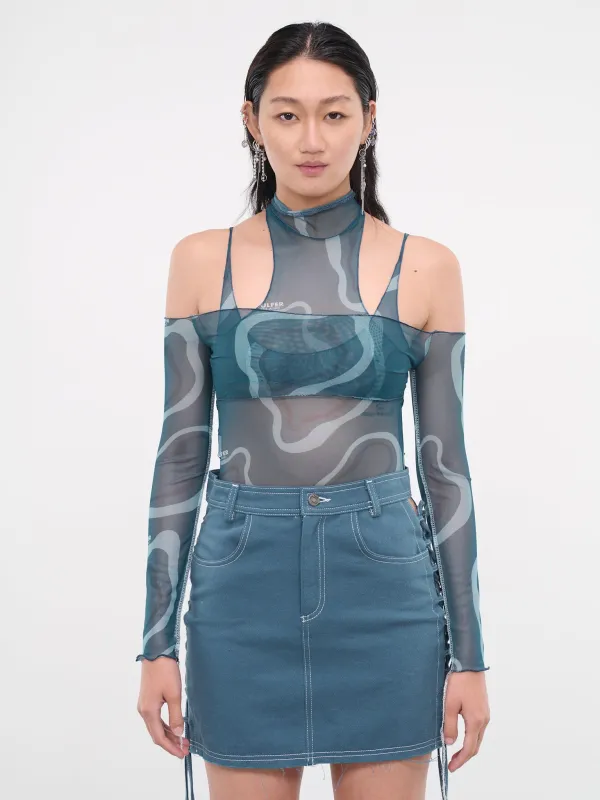 Janet Bodysuit (JANET-PETROL) sold by lorenzo