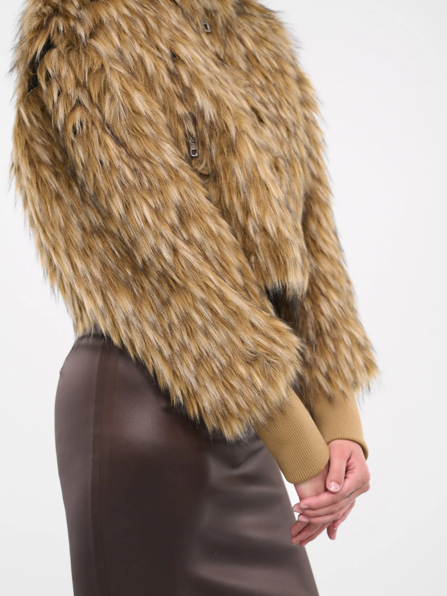 Faux-Fur Jacket (F26U9F-FUSVX-S8230-LIGHT-BEIGE) sold by lorenzo product image thumbnail 5
