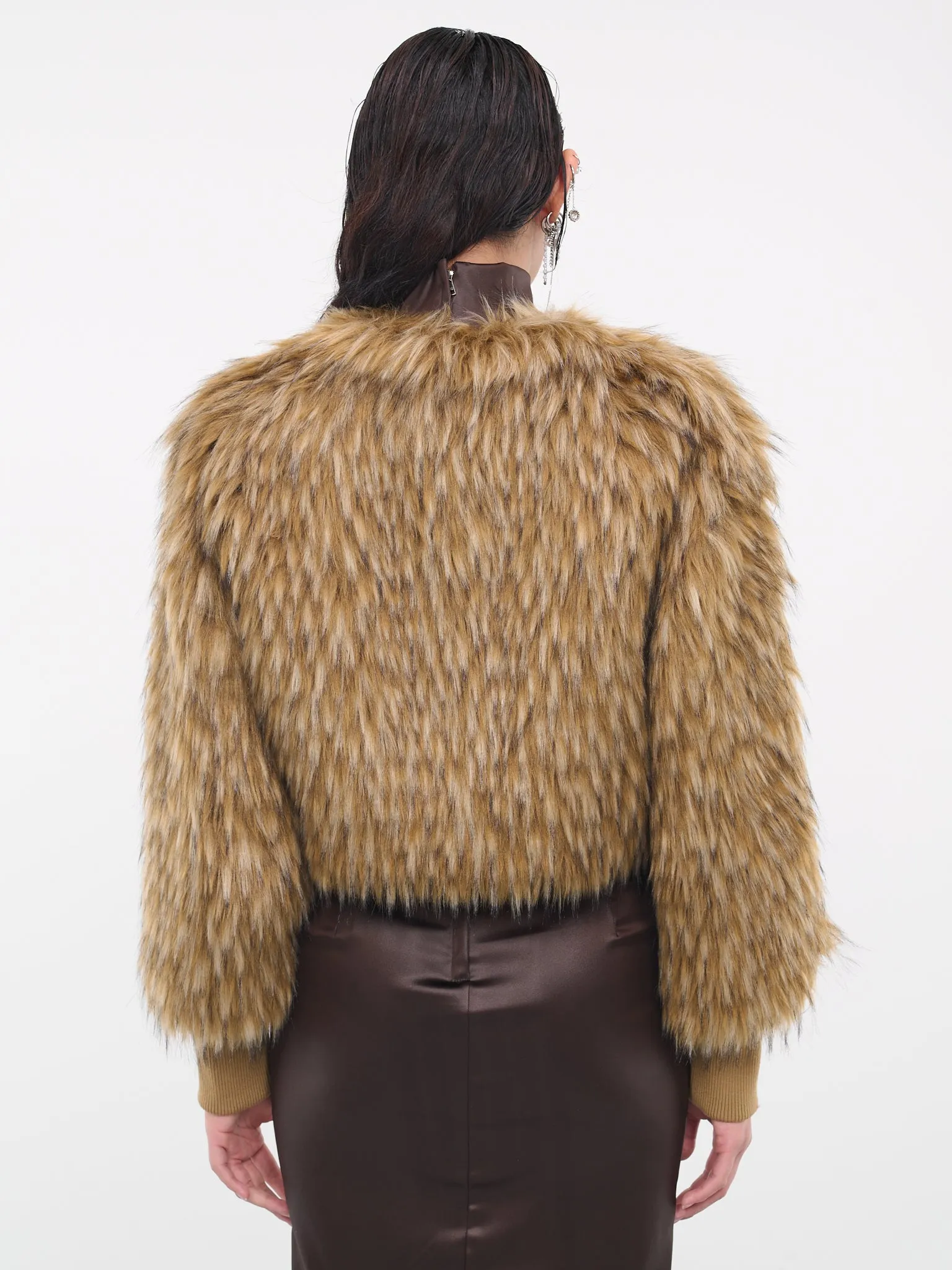 Faux-Fur Jacket (F26U9F-FUSVX-S8230-LIGHT-BEIGE) sold by lorenzo product image thumbnail 3