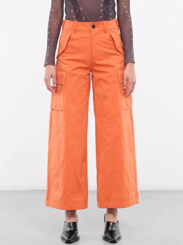 Cargo Trousers (23-06839-ORANGE) sold by lorenzo
