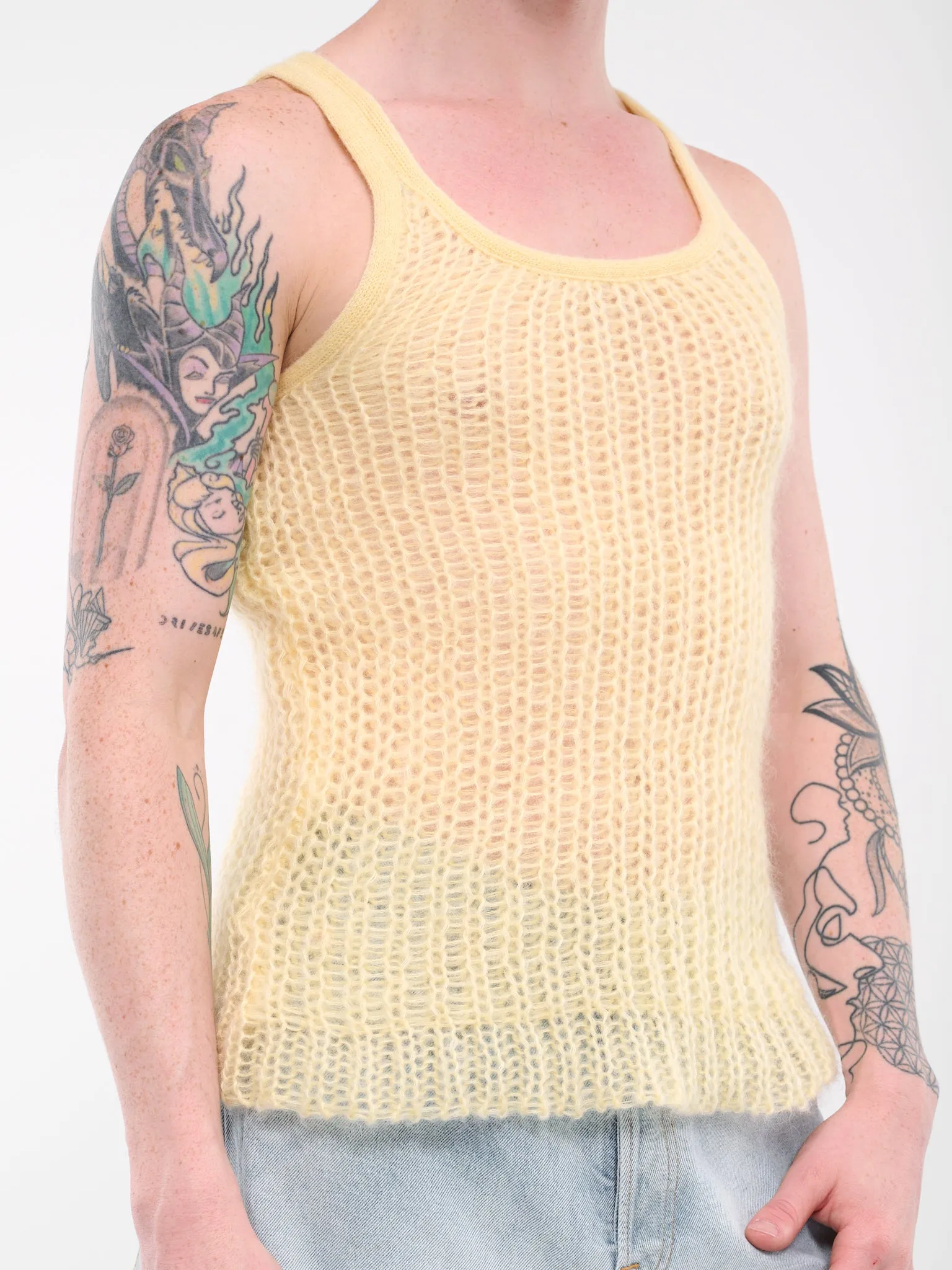Knit Tank (Q58301281-12-DIRTY-YELLOW) sold by lorenzo product image thumbnail 5