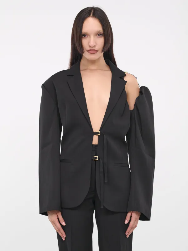 La veste Galliga (233JA040-1333-BLACK) sold by lorenzo