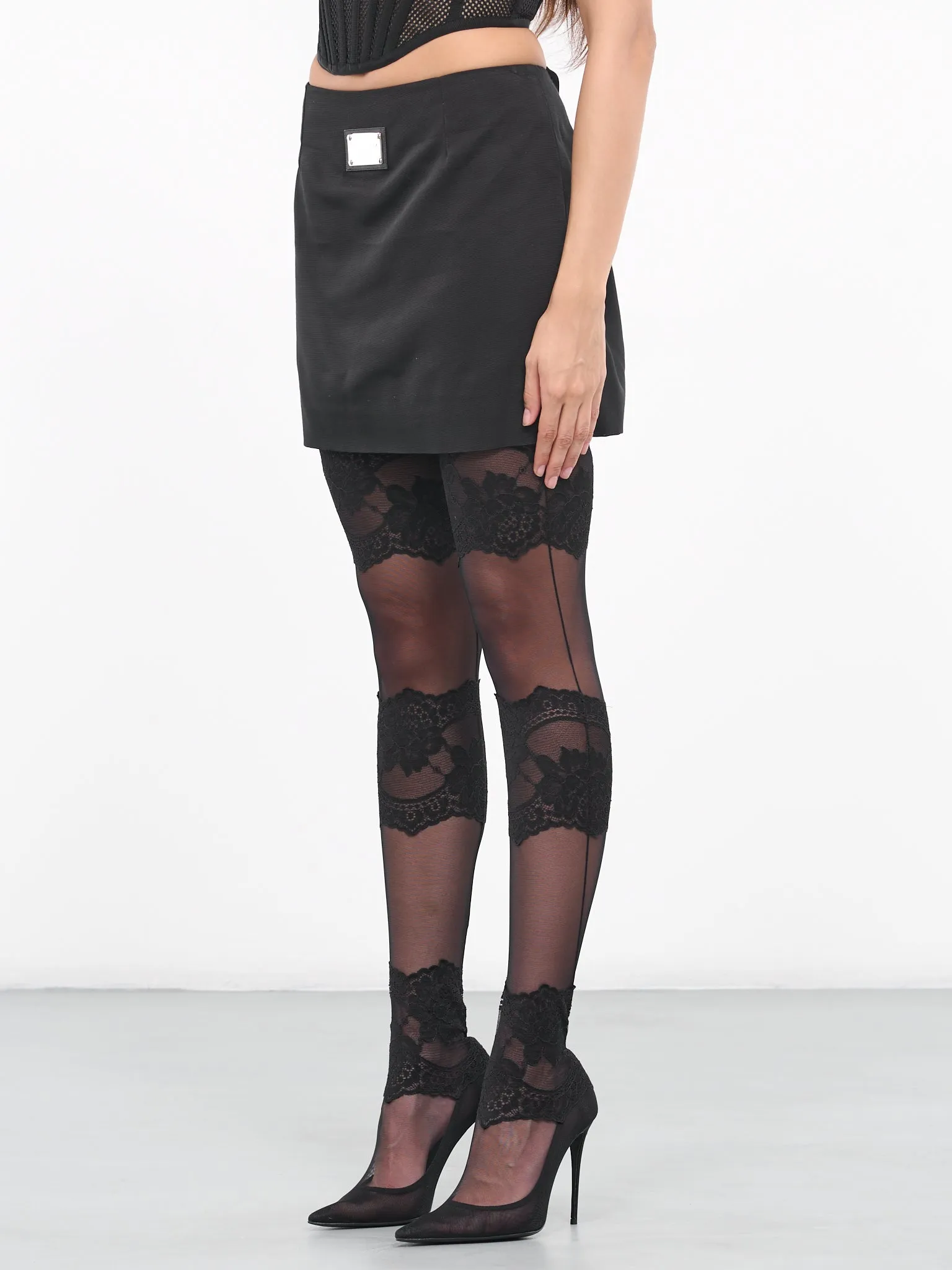 Ottoman Skirt (F4CLKT-FU8BM-N0000-BLACK) sold by lorenzo product image thumbnail 2