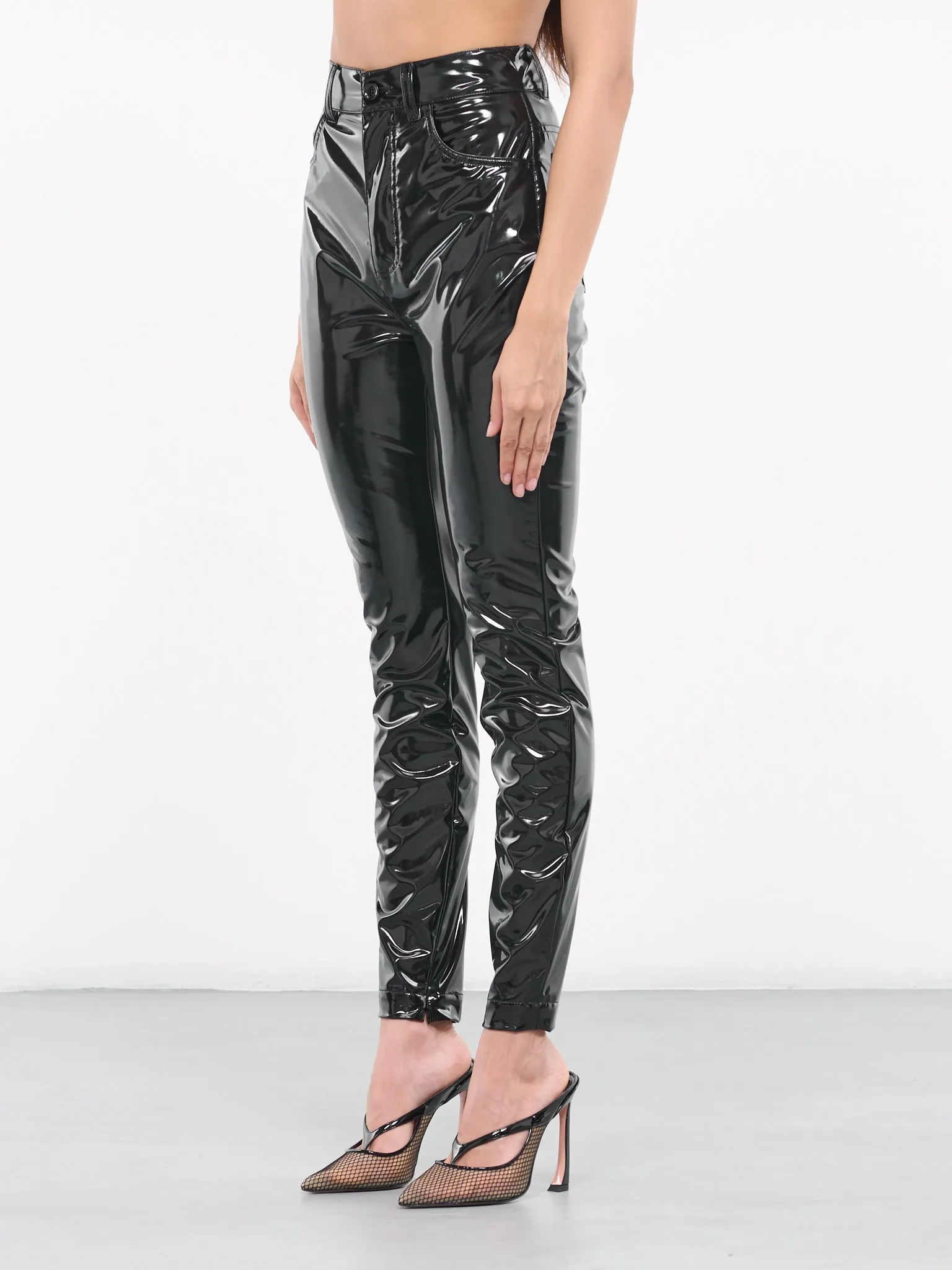 Patent Leather Pants (FTCTFT-FUSOP-N0000-BLACK) sold by lorenzo product image thumbnail 2