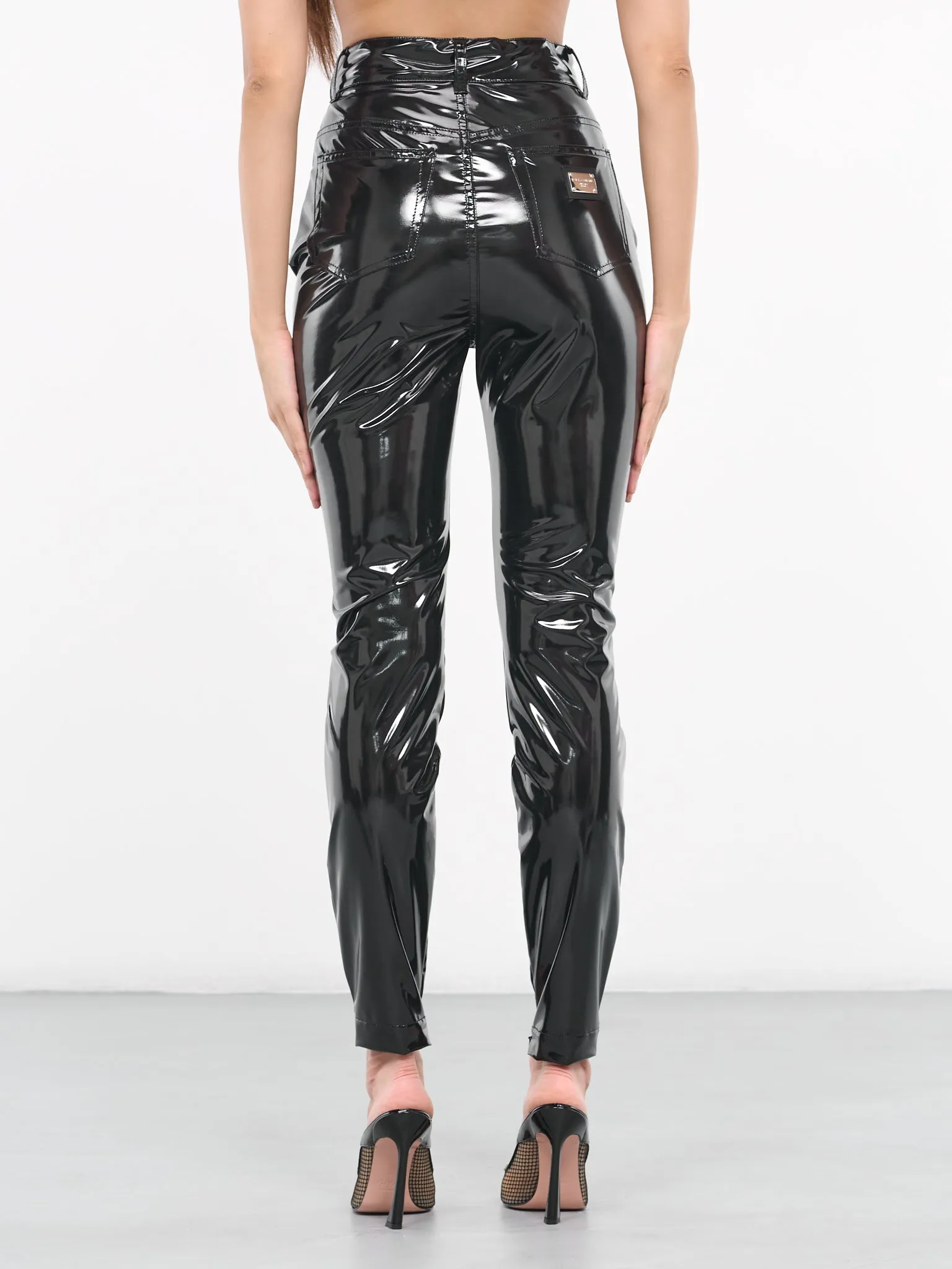 Patent Leather Pants (FTCTFT-FUSOP-N0000-BLACK) sold by lorenzo product image thumbnail 3