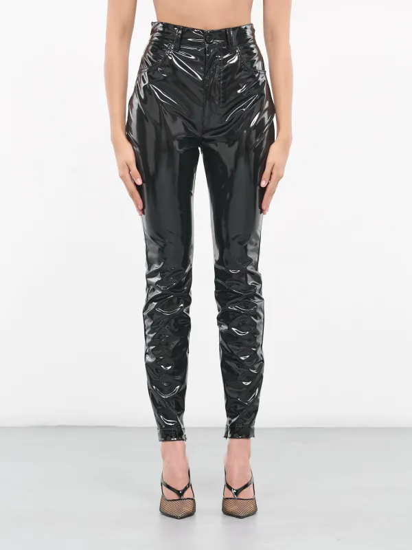 Patent Leather Pants (FTCTFT-FUSOP-N0000-BLACK) sold by lorenzo