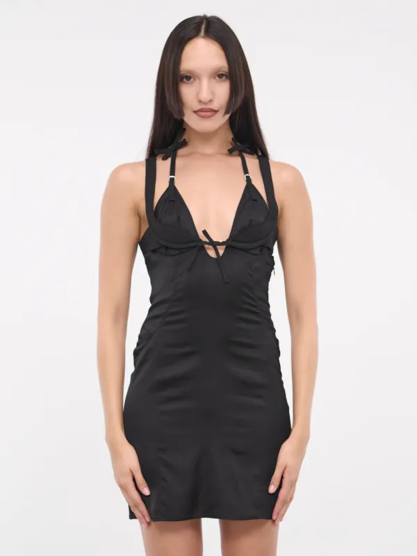 La robe Ciceri (233DR070-1000-BLACK) sold by lorenzo