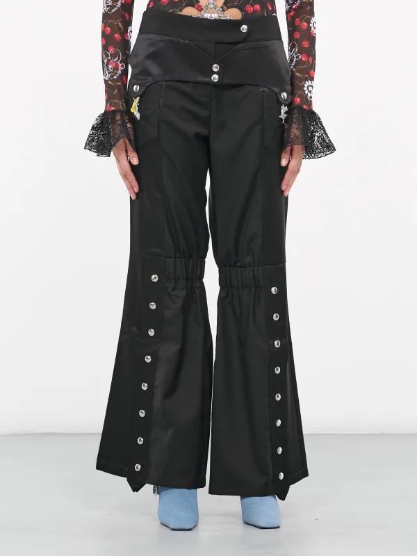 Slalom Trousers (4056-SLALOM-BLACK) made by Chopova Lowena