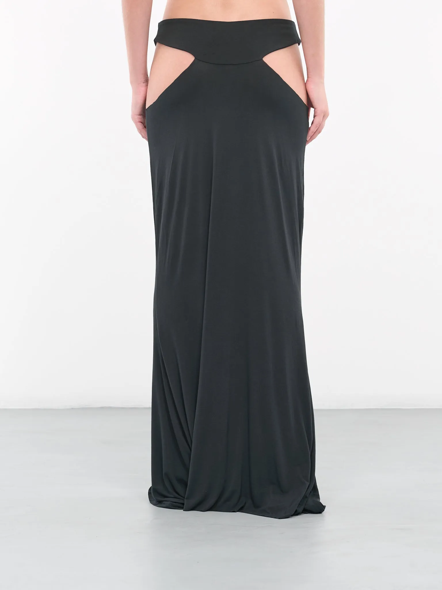 Defiant Maxi Skirt (DFSS23SKT03-BLACK) sold by lorenzo product image thumbnail 3