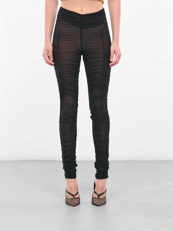 Ruched Trousers (OCILT0-BLACK) sold by lorenzo