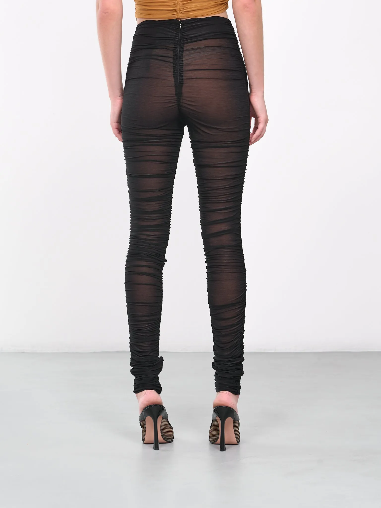 Ruched Trousers (OCILT0-BLACK) sold by lorenzo product image thumbnail 3