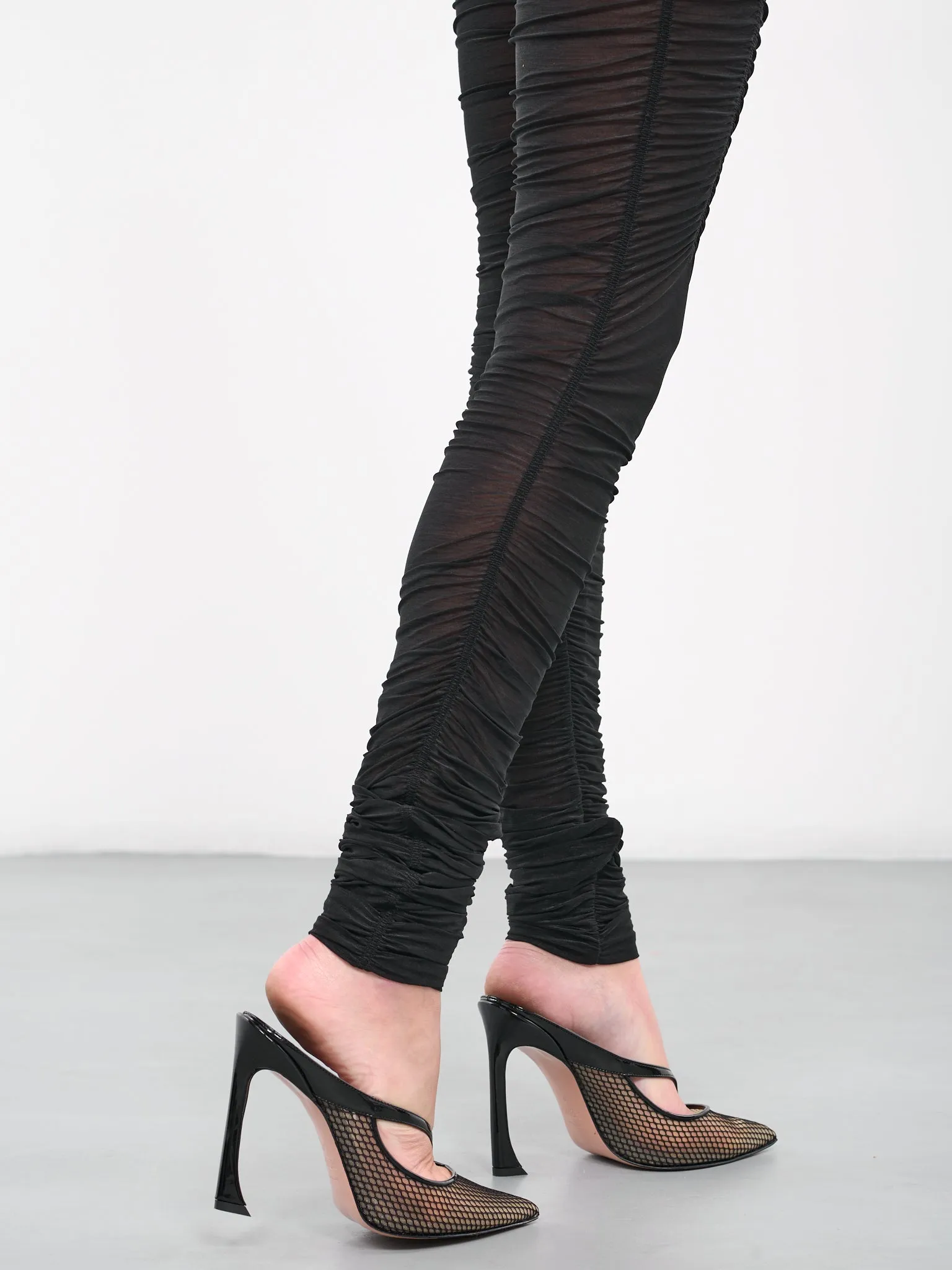 Ruched Trousers (OCILT0-BLACK) sold by lorenzo product image thumbnail 4