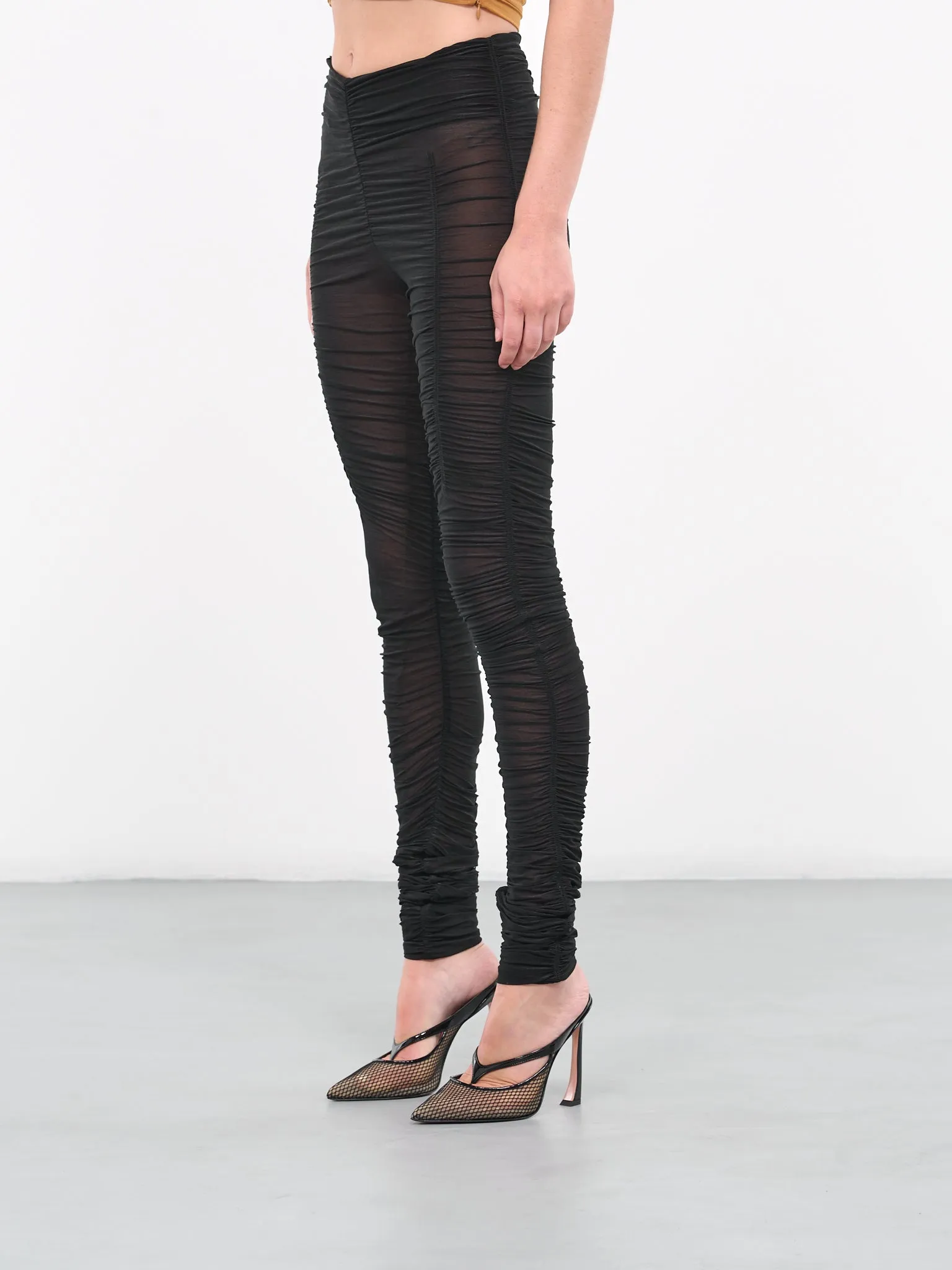 Ruched Trousers (OCILT0-BLACK) sold by lorenzo product image thumbnail 2