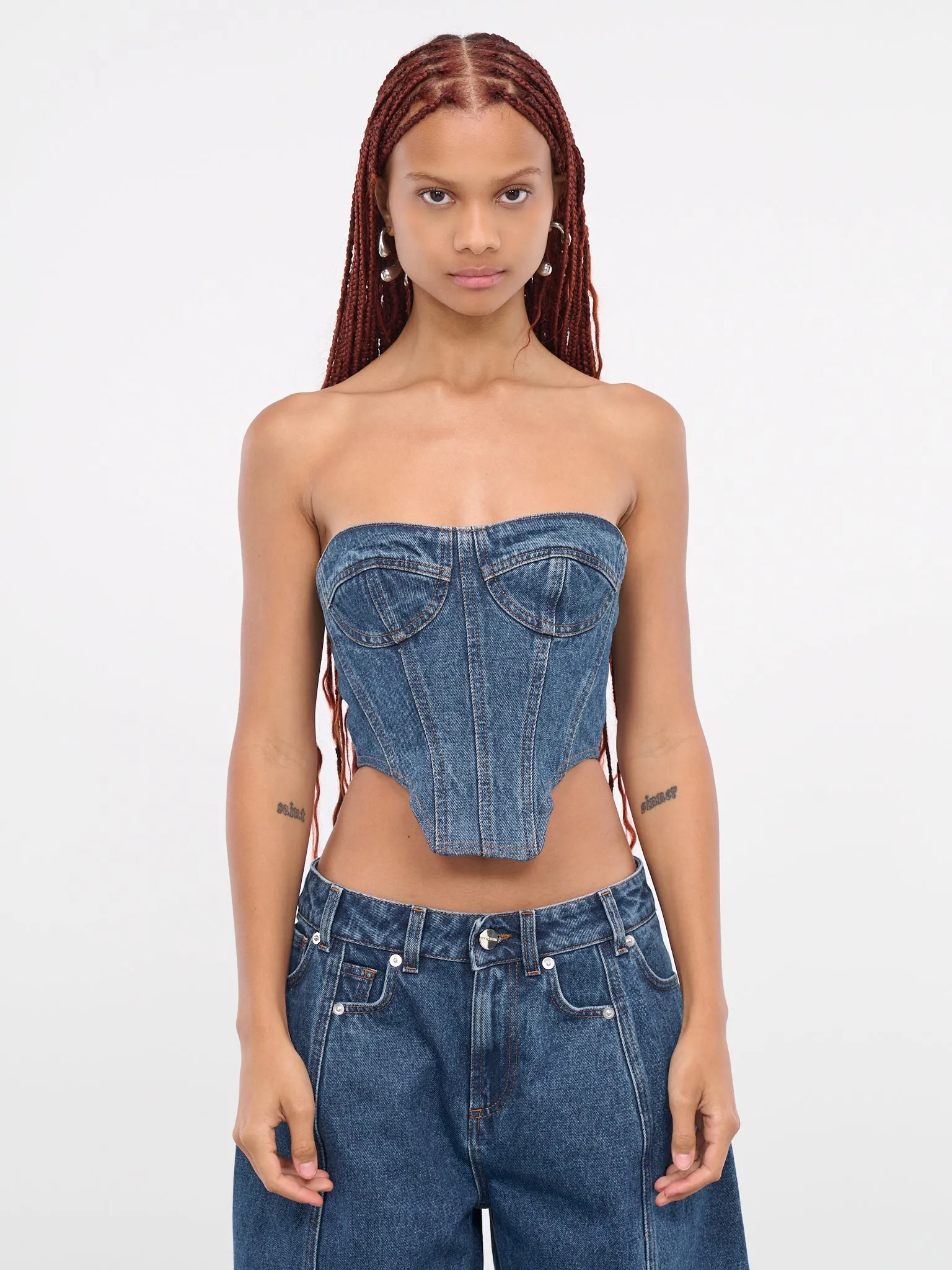 Denim Bustier (DK71DT-INDIGO) sold by lorenzo
