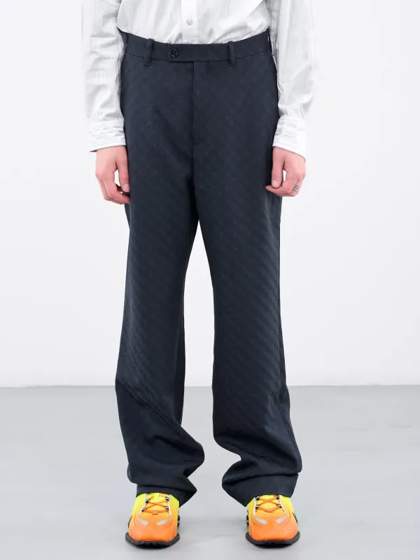 Martine Rose MII Trousers (DV0846-426-BLUE) sold by lorenzo