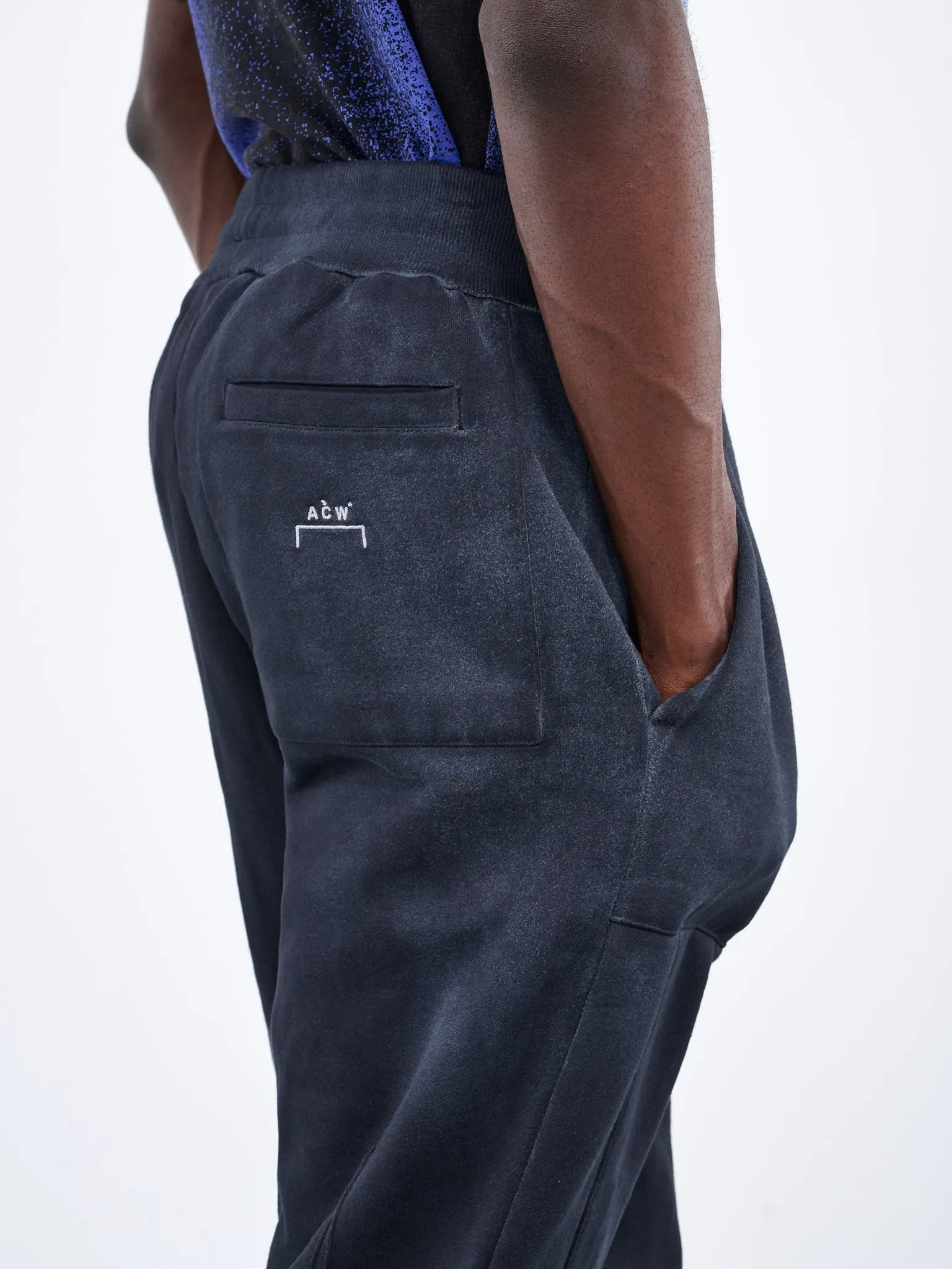 Shiraga Jersey Sweat Pants (ACWMB229A-BLACK) sold by lorenzo product image thumbnail 4
