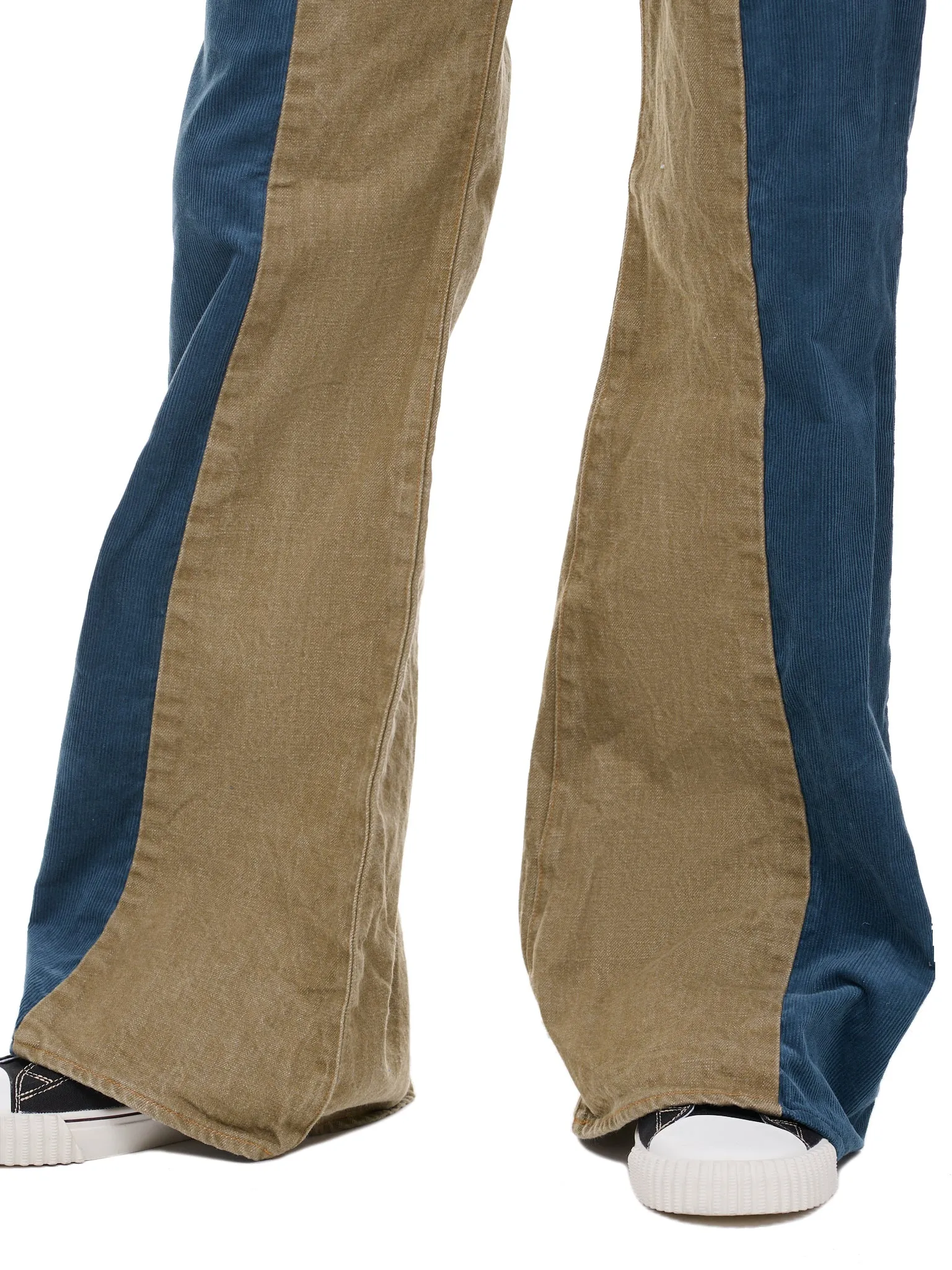 2Tone Gypsy Flare Pants (K2209LP020-BKA-BLUE-KHAKI) sold by lorenzo product image thumbnail 5