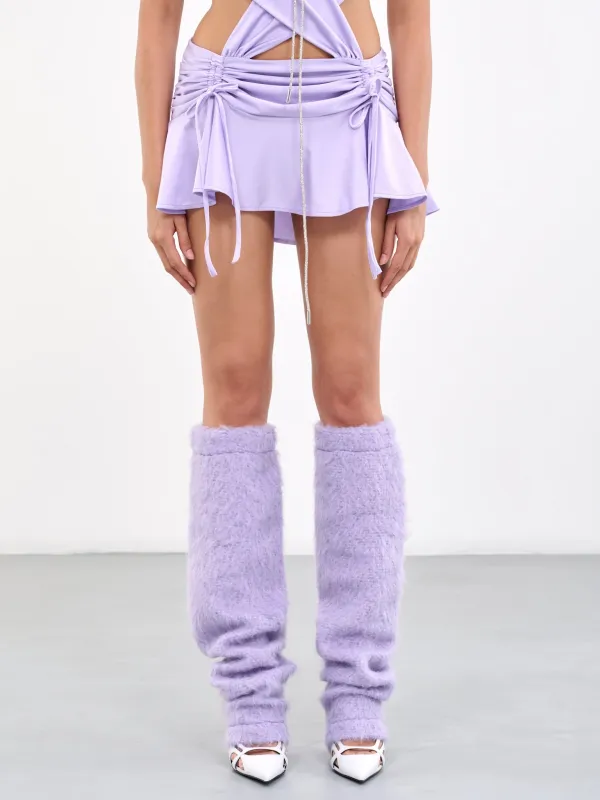 Fluffy Leg Warmers (FLUFFY-LEG-WARMERS-LILAC) sold by lorenzo