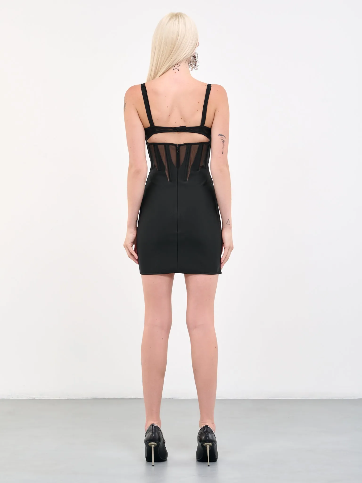 Corset Dress (S1R01377691-B1919-BLACK-BLACK) sold by lorenzo product image thumbnail 3