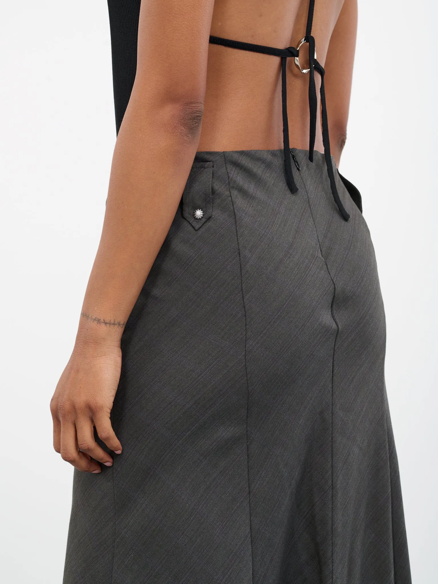 Tailored Skirt (SK-09-GREY) sold by lorenzo product image thumbnail 5