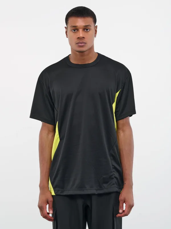 Checkered T-Shirt (PK-T013-051-BLACK) sold by lorenzo