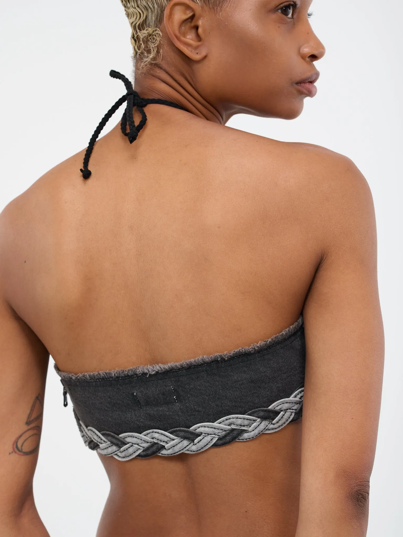 Gusa Denim Top (W3GH01D4SL0-GUSA-HEAVY-STONE-B) sold by lorenzo product image thumbnail 5