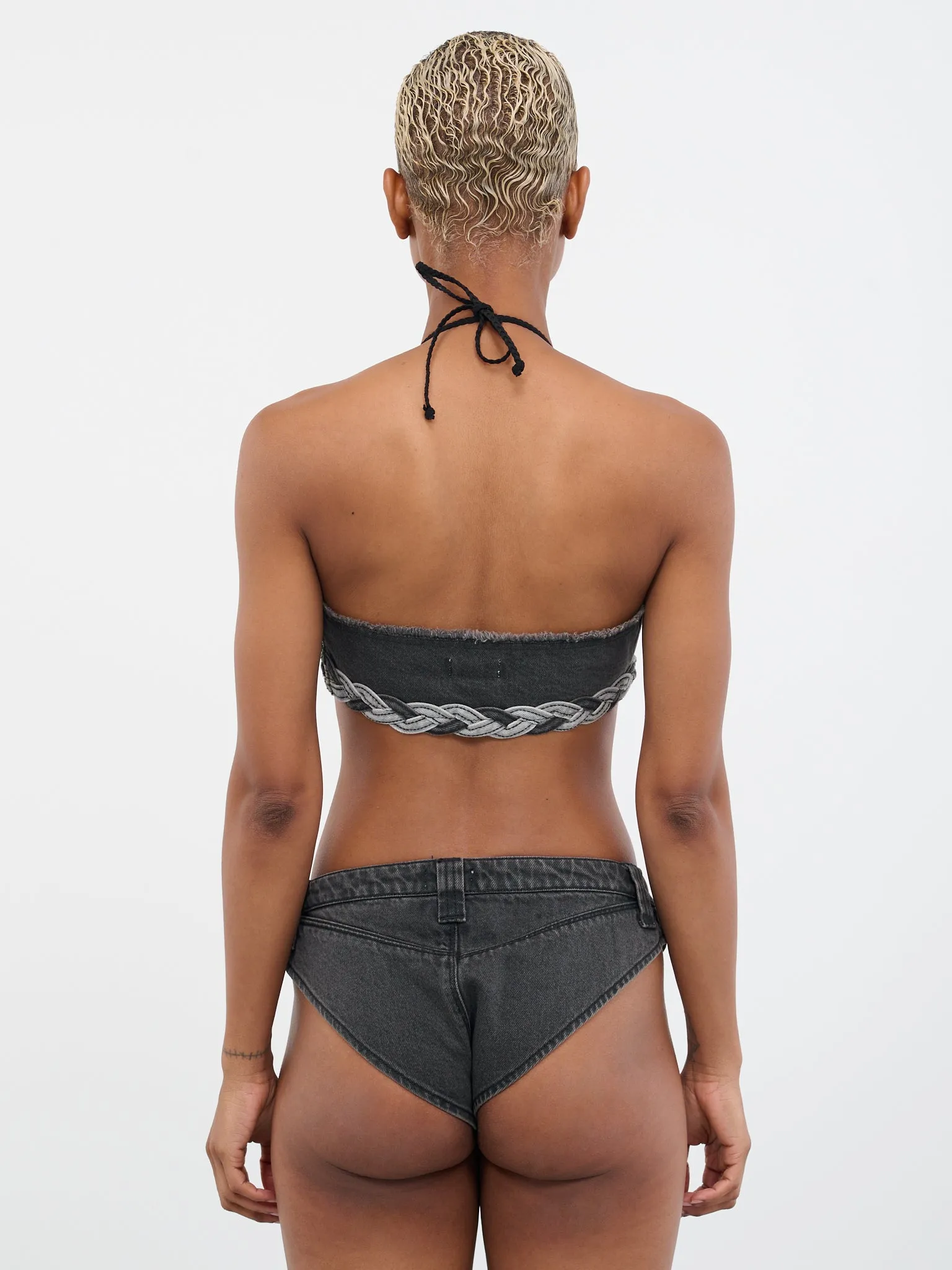 Gusa Denim Top (W3GH01D4SL0-GUSA-HEAVY-STONE-B) sold by lorenzo product image thumbnail 3