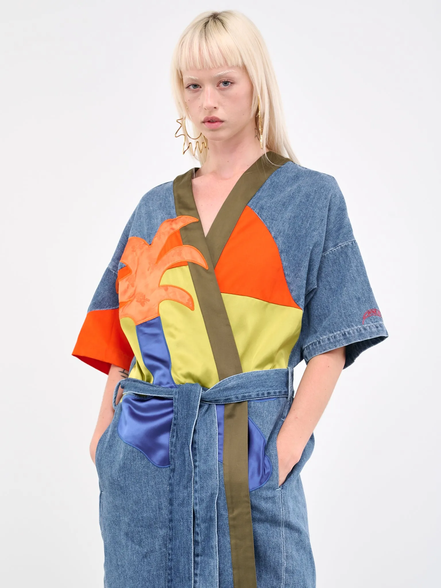 No Vacancy Inn Chambray Coat (SPJD0216QS-USCV32-BLUE) sold by lorenzo product image thumbnail 4