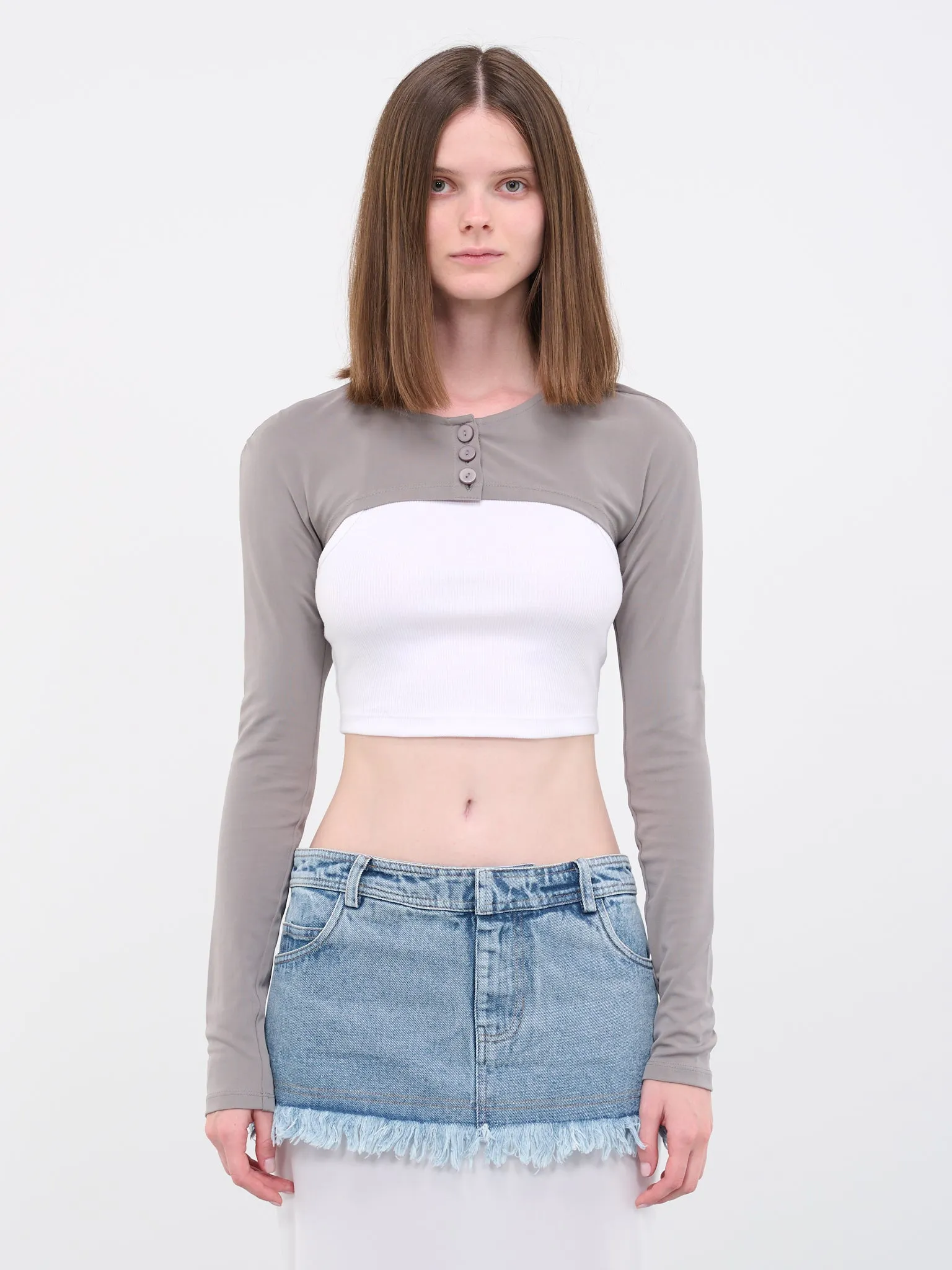 Maillot Ultra Crop Cardigan (23011051-CONCRETE) sold by lorenzo