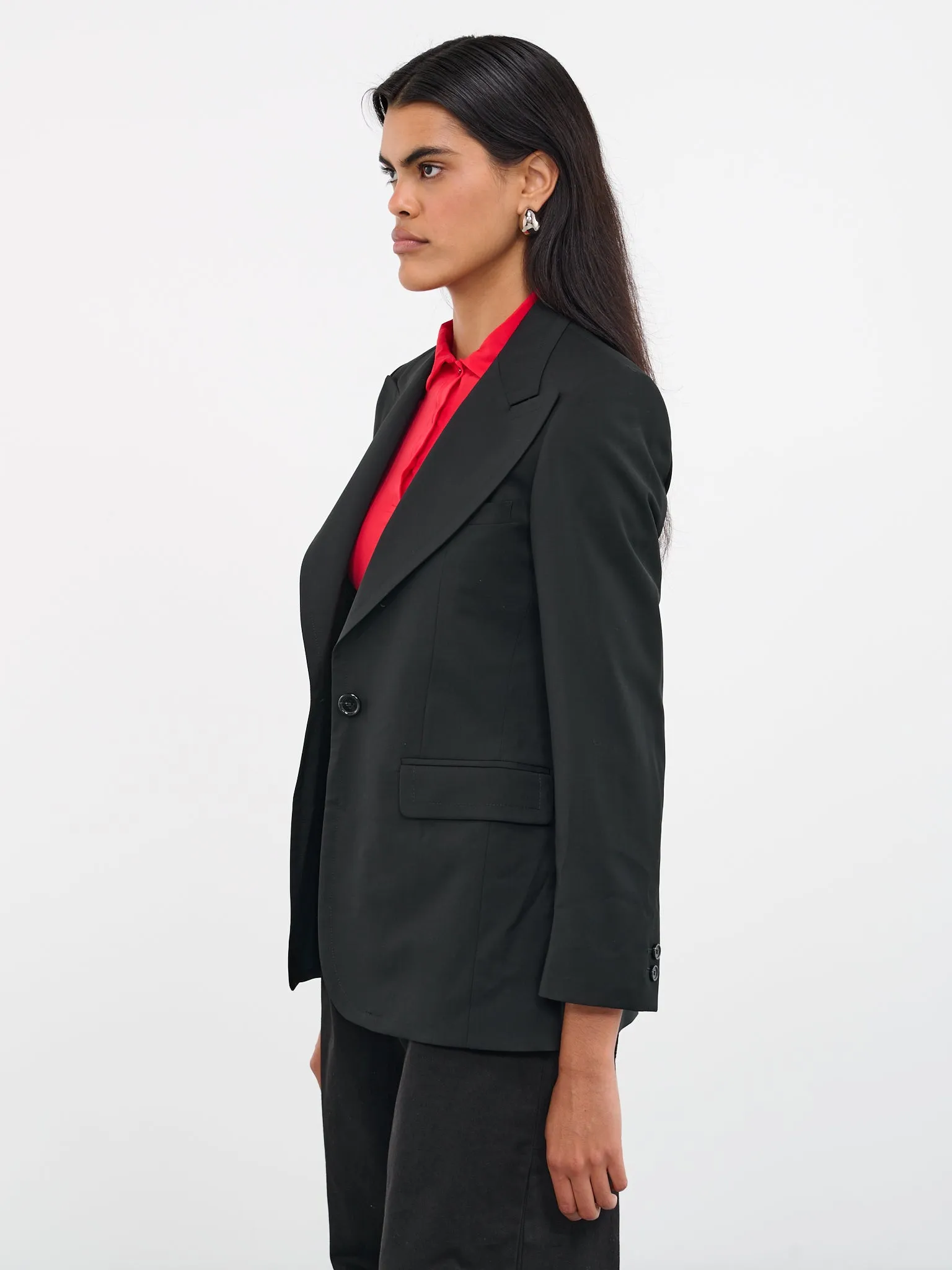 Tailored Jacket (231-W511-20002-0099-BLACK) sold by lorenzo product image thumbnail 2