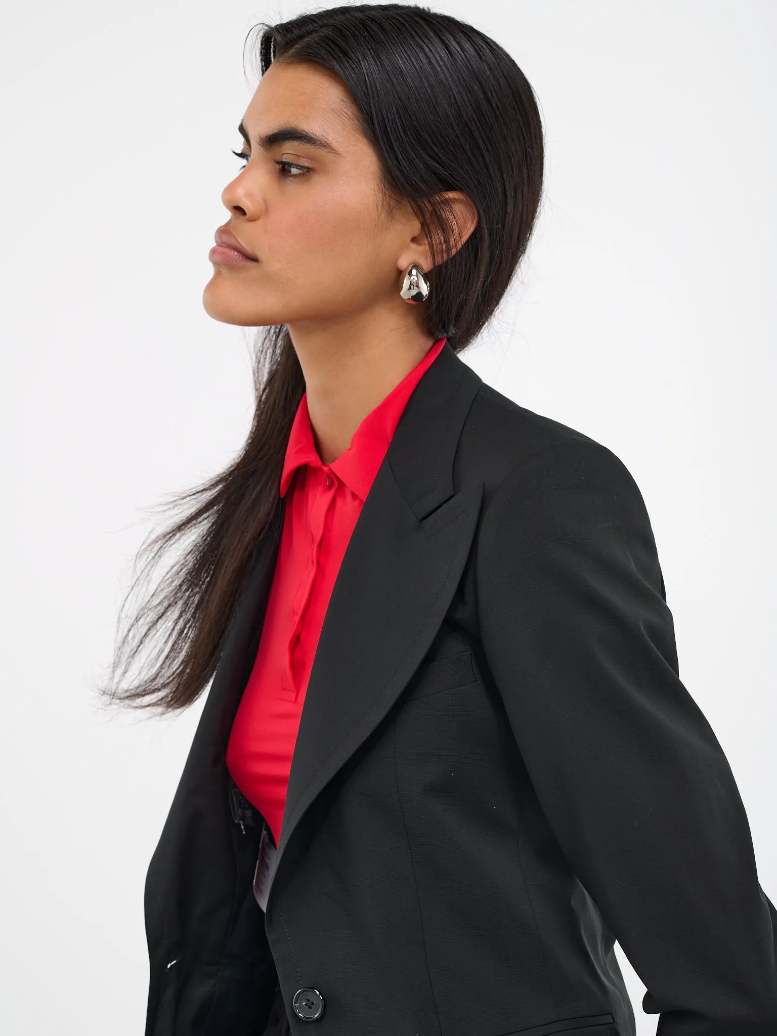 Tailored Jacket (231-W511-20002-0099-BLACK) sold by lorenzo product image thumbnail 5