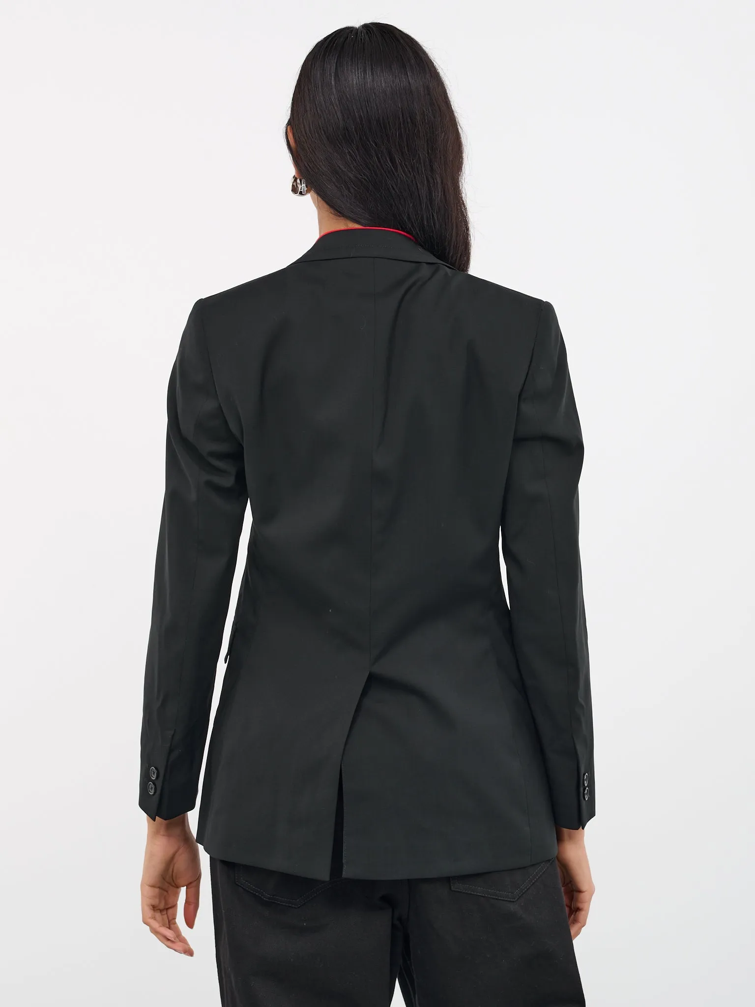 Tailored Jacket (231-W511-20002-0099-BLACK) sold by lorenzo product image thumbnail 3