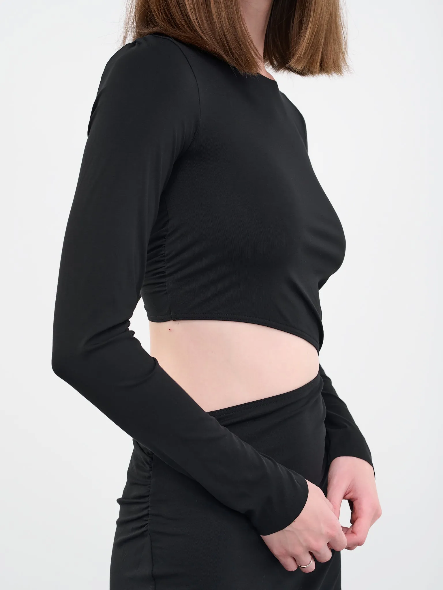 N°21 Asymmetric Cut-Out Dress (53201-BLACK) sold by lorenzo product image thumbnail 4