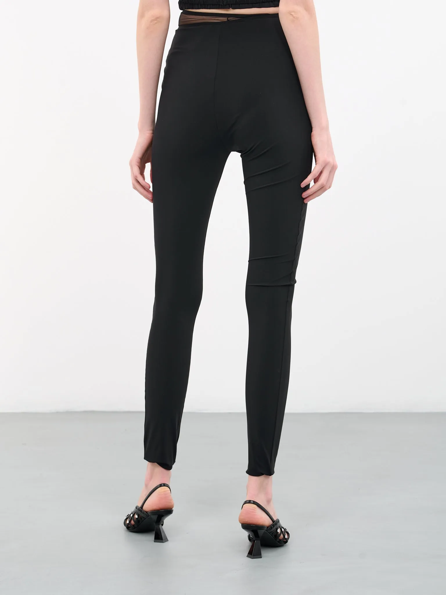 Heart Hip Leggings (TRS023-BLACK) sold by lorenzo product image thumbnail 3