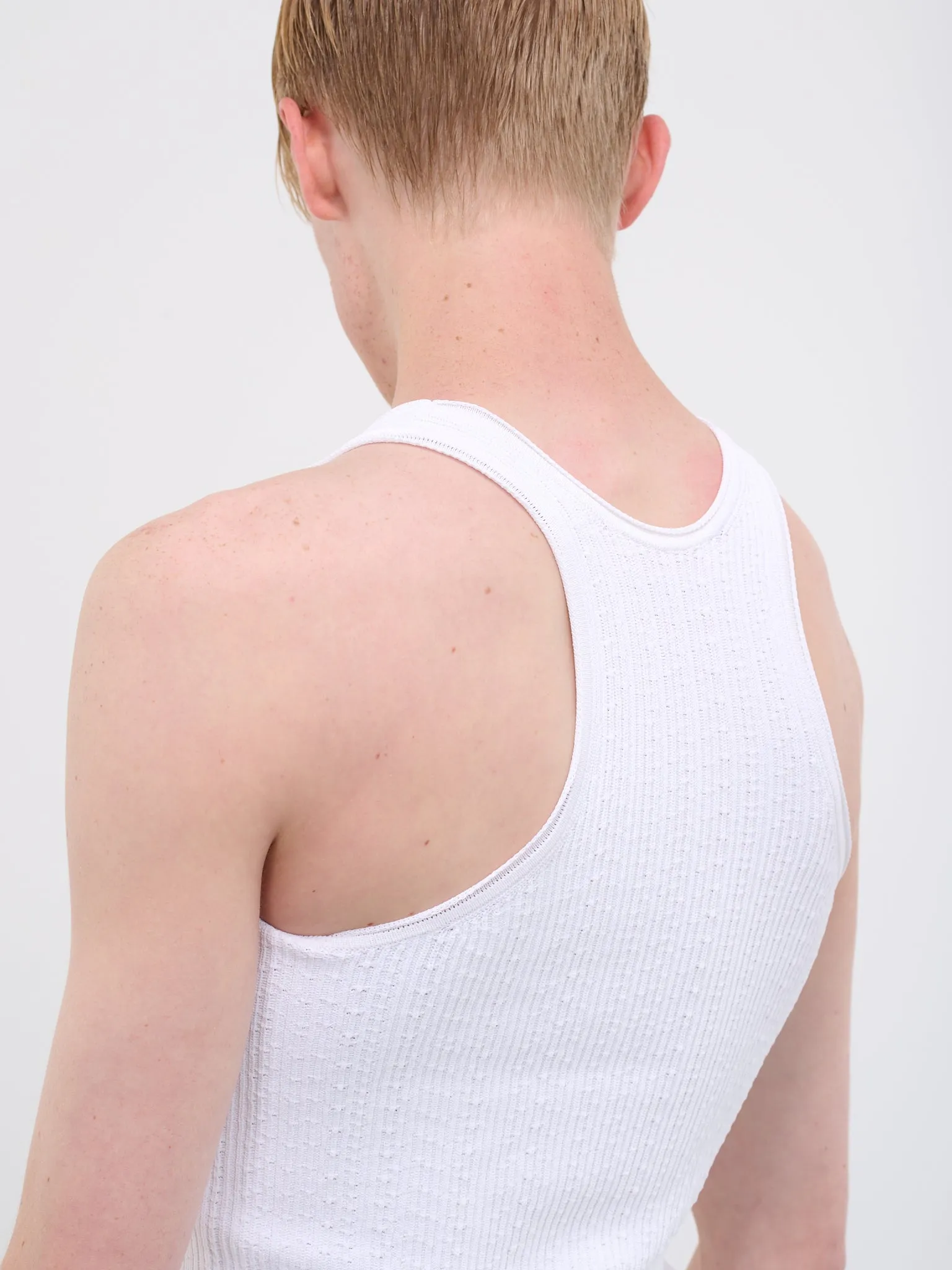 Jock Tank Top (6018-WHITE) sold by lorenzo product image thumbnail 5
