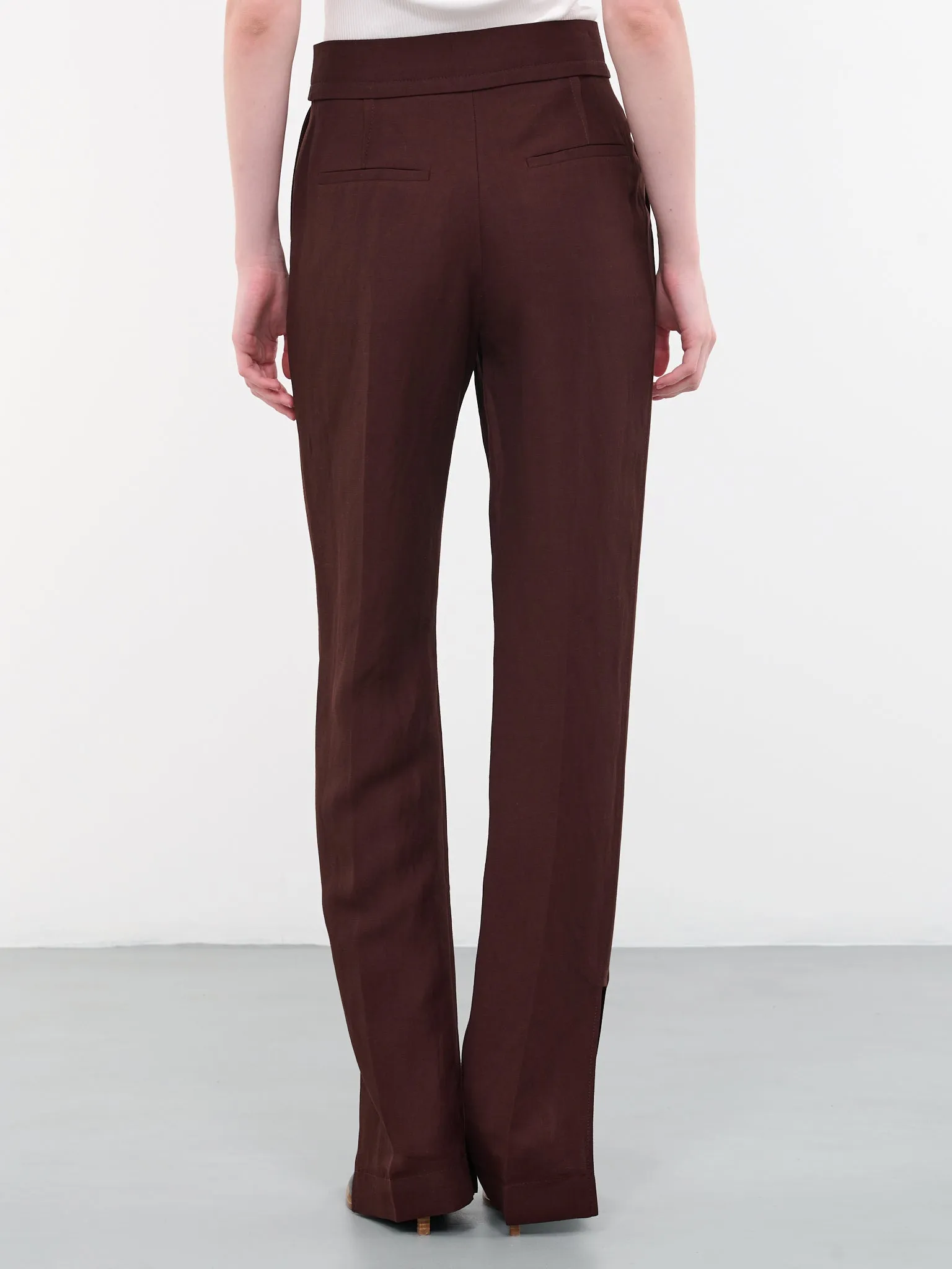 Le Pantalon Tibau (231PA038-1341-880-DARK-BROWN) sold by lorenzo product image thumbnail 3