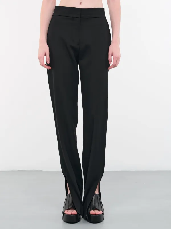 Le Pantalon Tibau (231PA038-1333-990-BLACK) made by Jacquemus