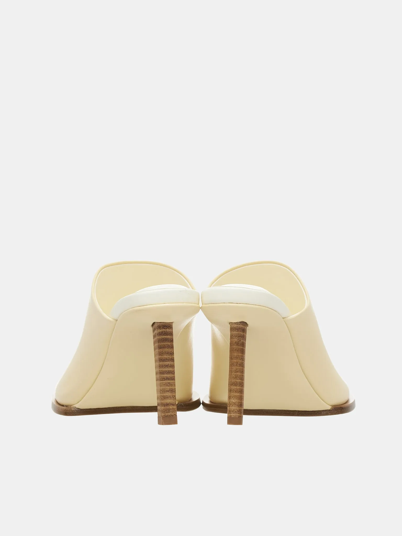 Les Mules Rond Carré (231FO047-3073-110-OFFWHITE) sold by lorenzo product image thumbnail 4