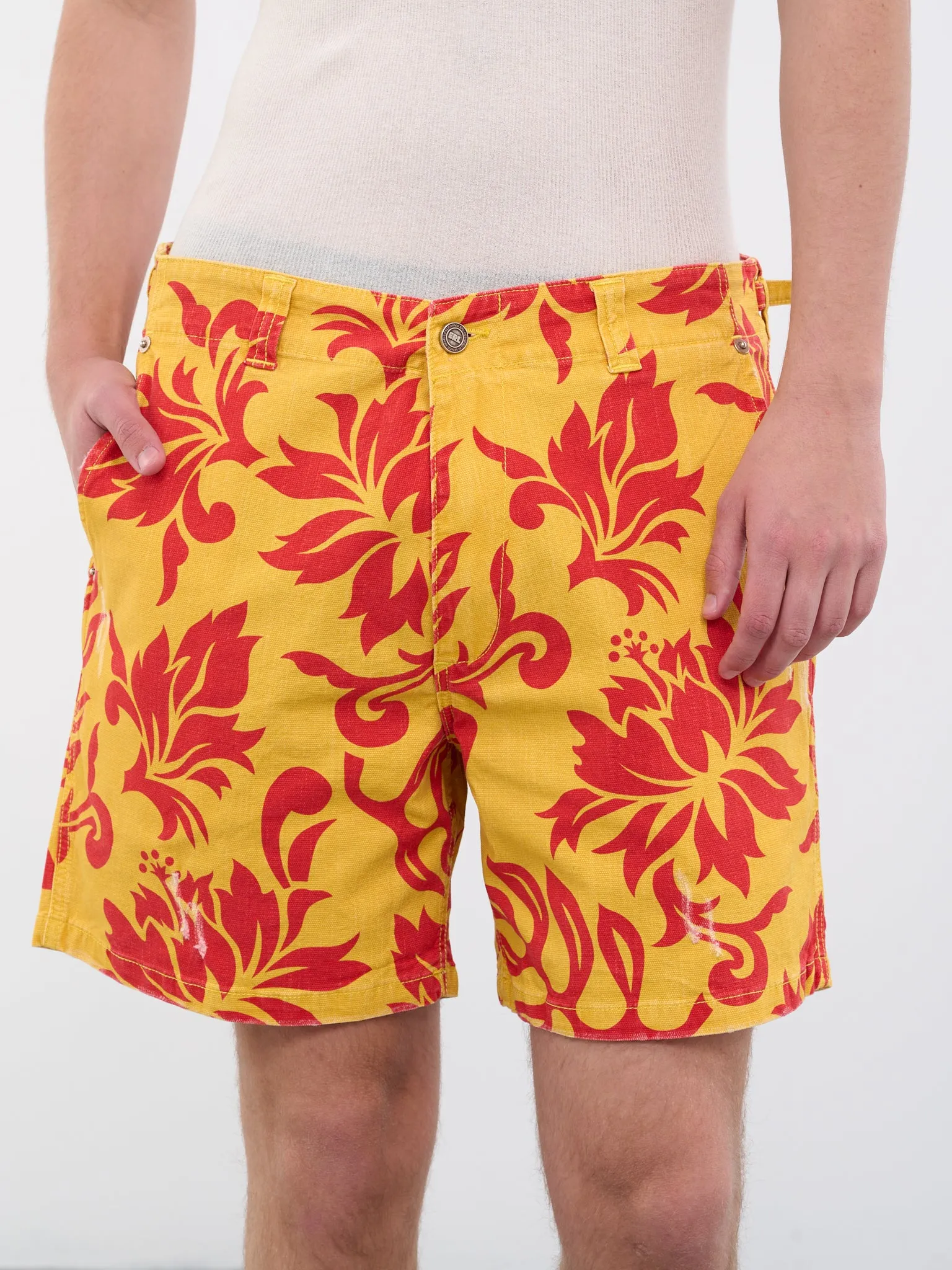 Tropical Flowers Shorts (ERL06P002-TROPICAL-FLOWERS) sold by lorenzo product image thumbnail 4