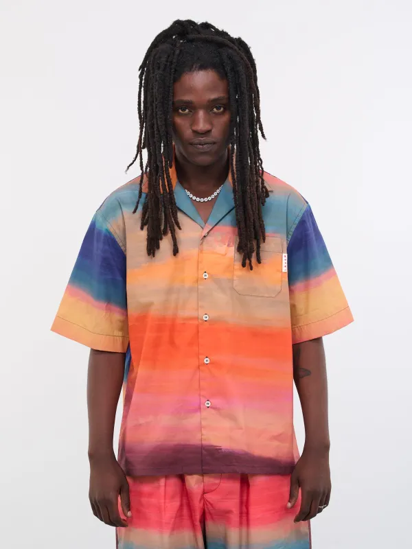 Moon Bowling Shirt (CUMU0213A0-UTC256-DSX99-MULTI) sold by lorenzo