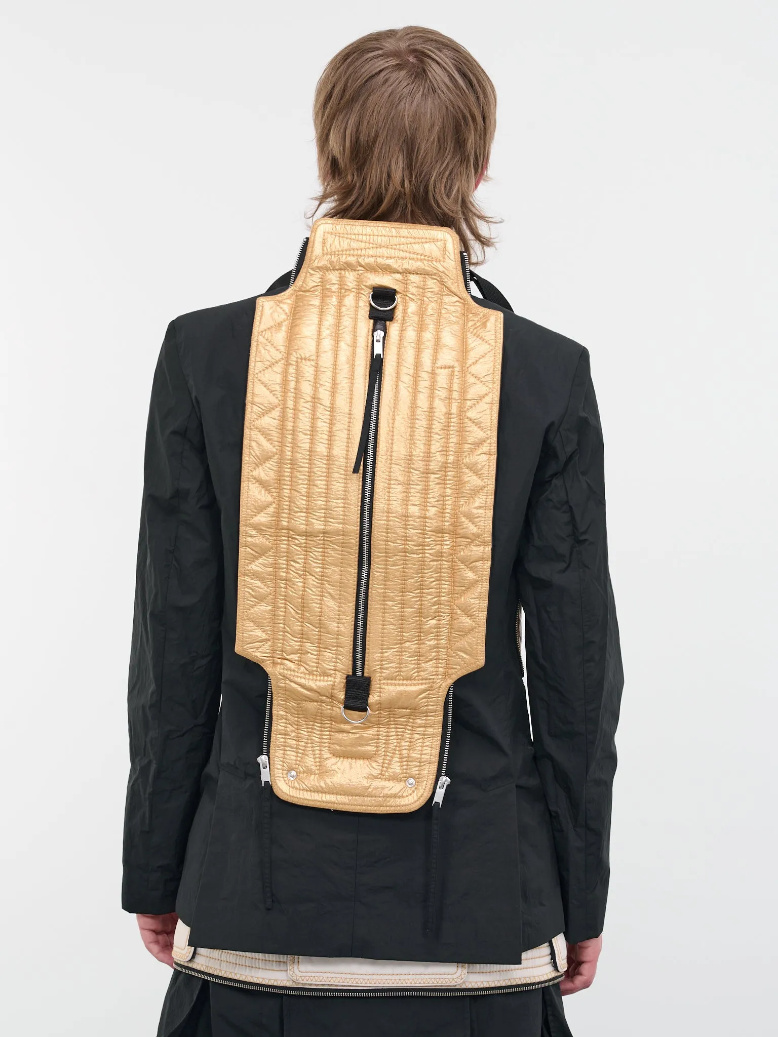 Black Packable Quilted Jacket (CG-CWOJKT47-BLACK) sold by lorenzo product image thumbnail 3