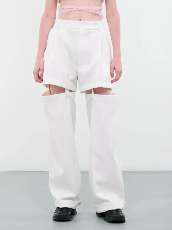 Suspender Trousers (MB-25-RECYCLED-POLY-WHITE) sold by lorenzo