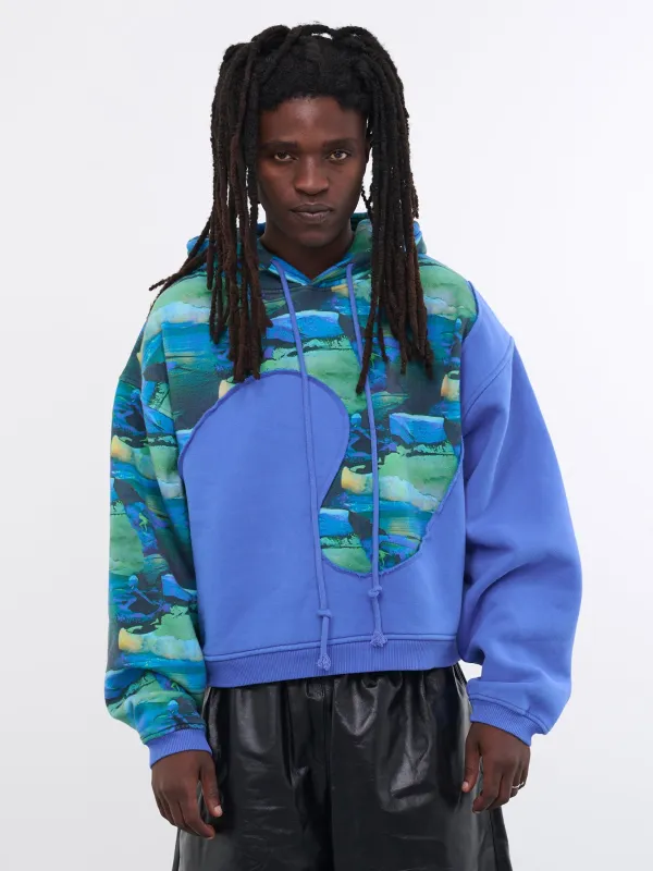 Sunset Swirl Hoodie (ERL06T038-GREEN-SUNSET) made by lorenzo