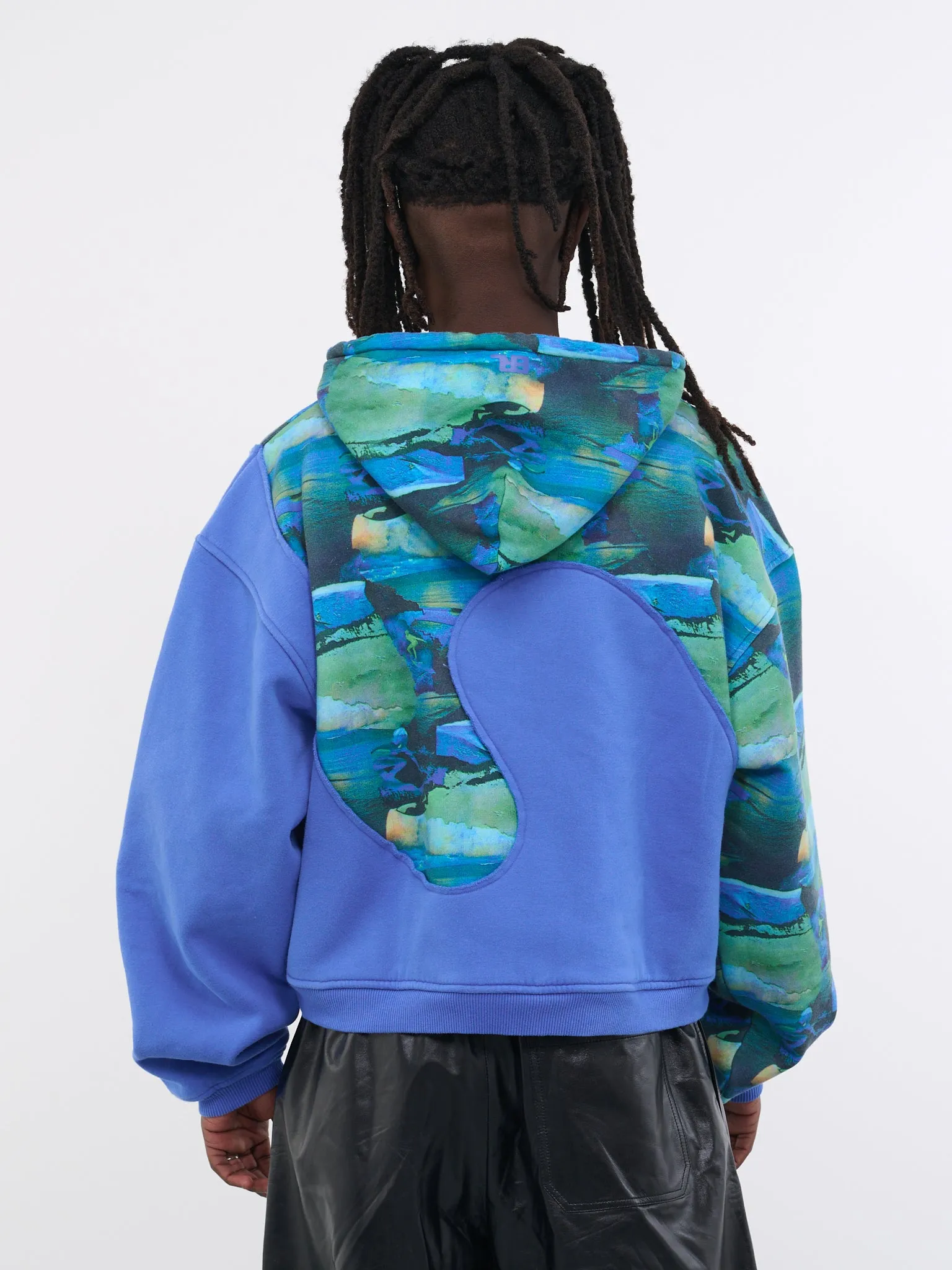 Sunset Swirl Hoodie (ERL06T038-GREEN-SUNSET) sold by lorenzo product image thumbnail 3