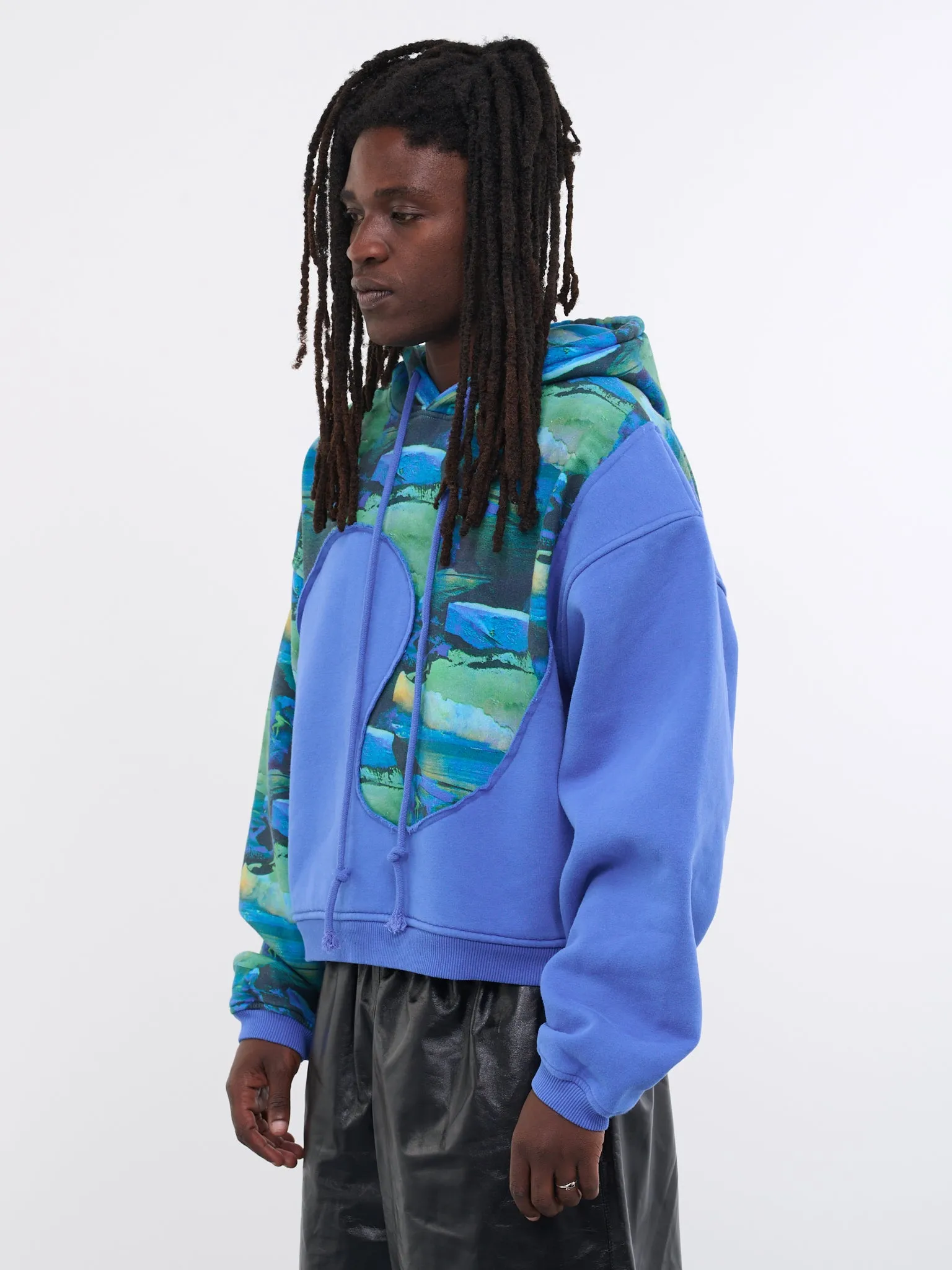 Sunset Swirl Hoodie (ERL06T038-GREEN-SUNSET) sold by lorenzo product image thumbnail 2