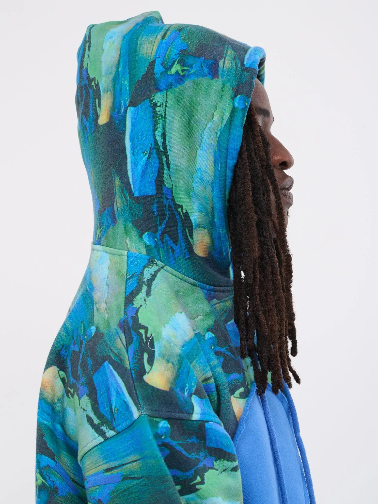 Sunset Swirl Hoodie (ERL06T038-GREEN-SUNSET) sold by lorenzo product image thumbnail 5