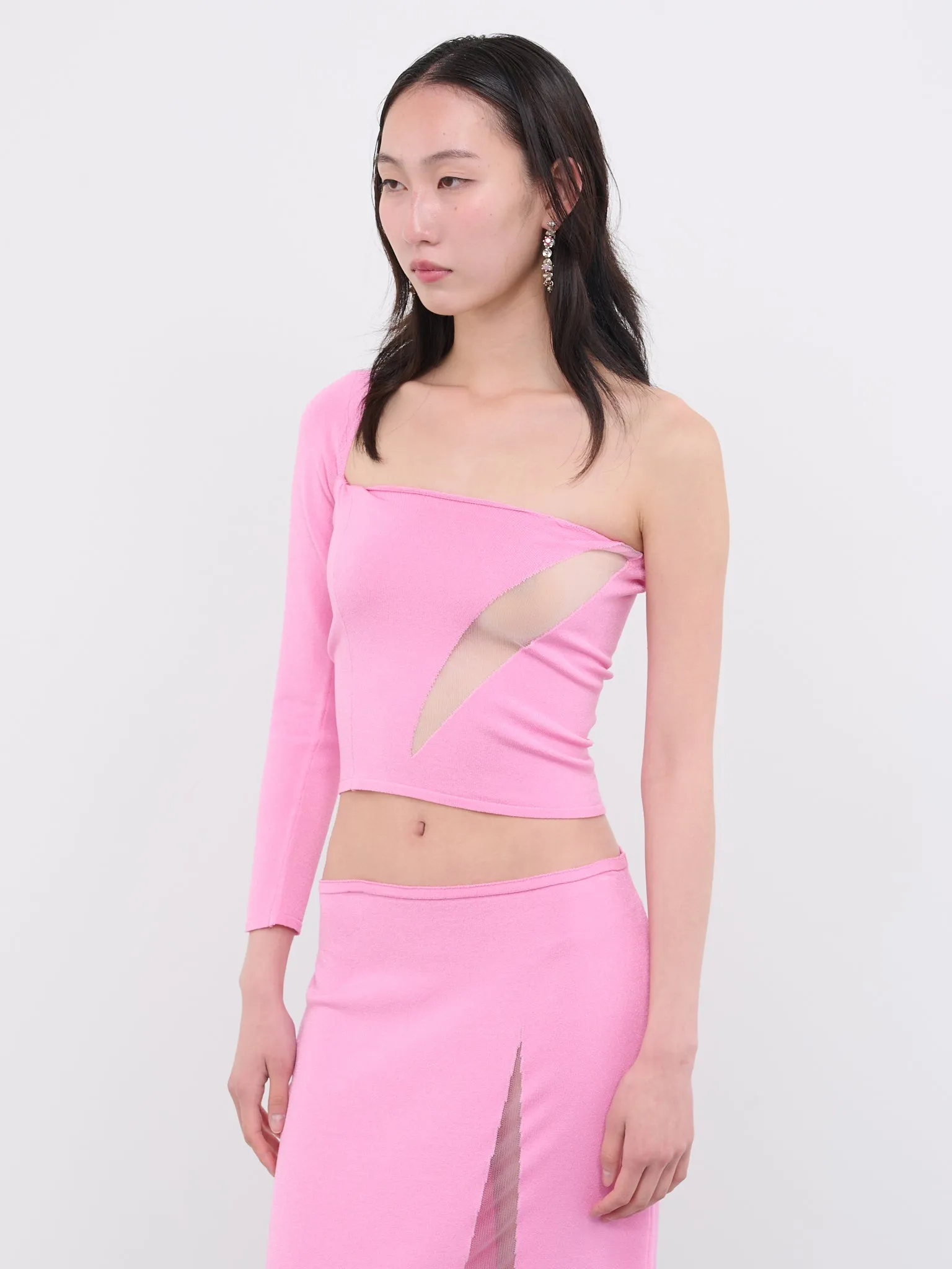 Fontana Slash Top (CL08-PINK) sold by lorenzo product image thumbnail 2