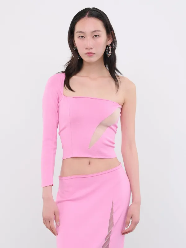 Fontana Slash Top (CL08-PINK) sold by lorenzo